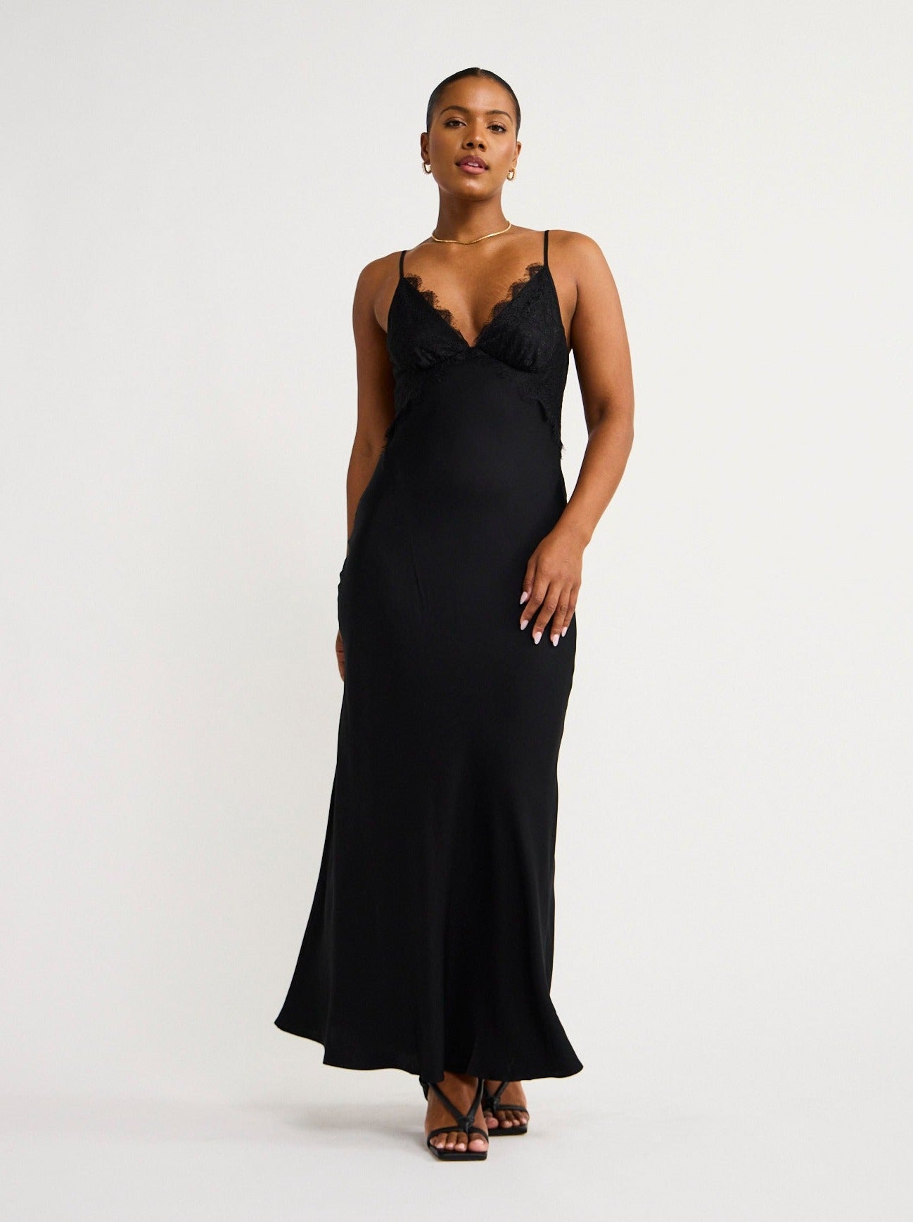 Bec and Bridge Emery Lace Maxi Dress in Black/Black Bec and Bridge Emery Lace Maxi Dress in Black/Black