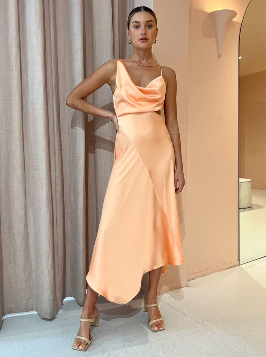One Fell Swoop Josphine Dress in Persimmon Coco & Lola One Fell Swoop Josphine Dress in Persimmon Coco & Lola