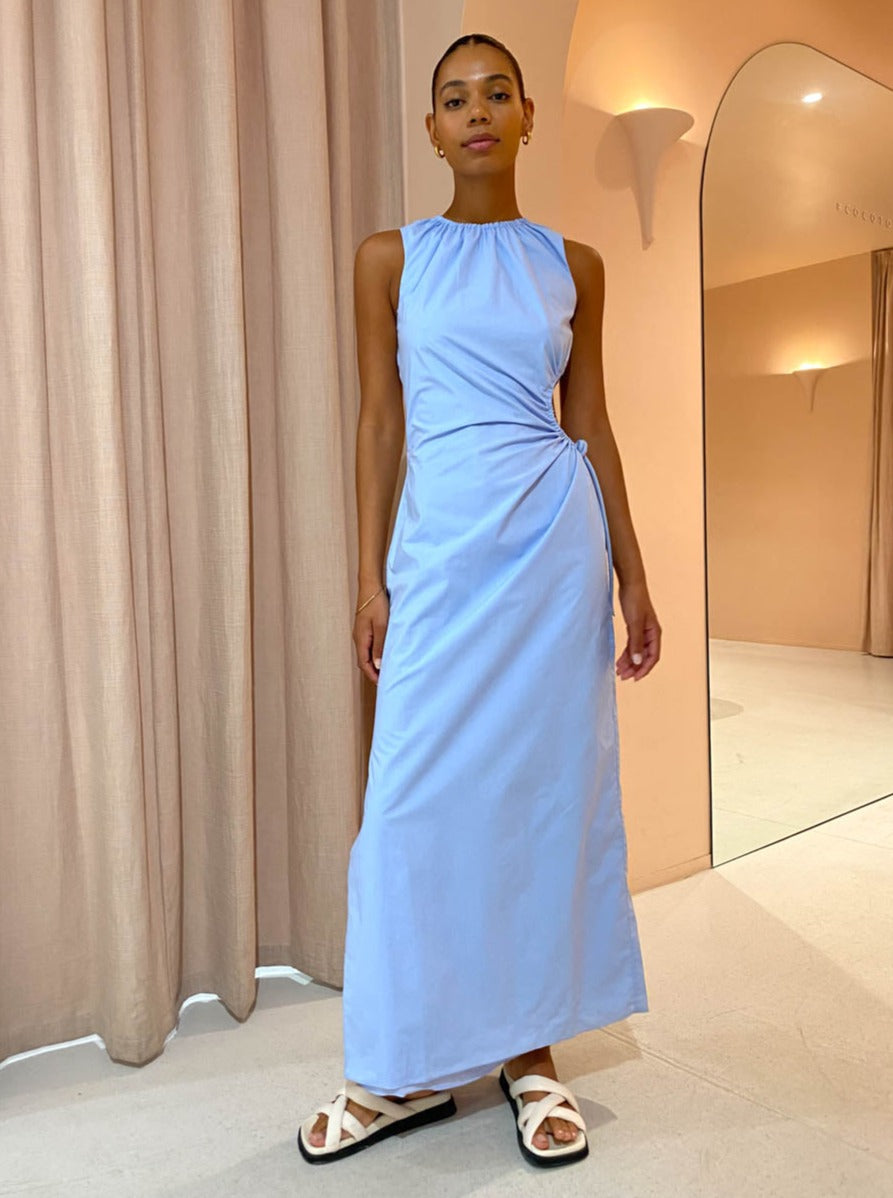 Sir Ilkin Cut Out Dress in Ice Blue Coco & Lola Sir Ilkin Cut Out Dress in Ice Blue Coco & Lola