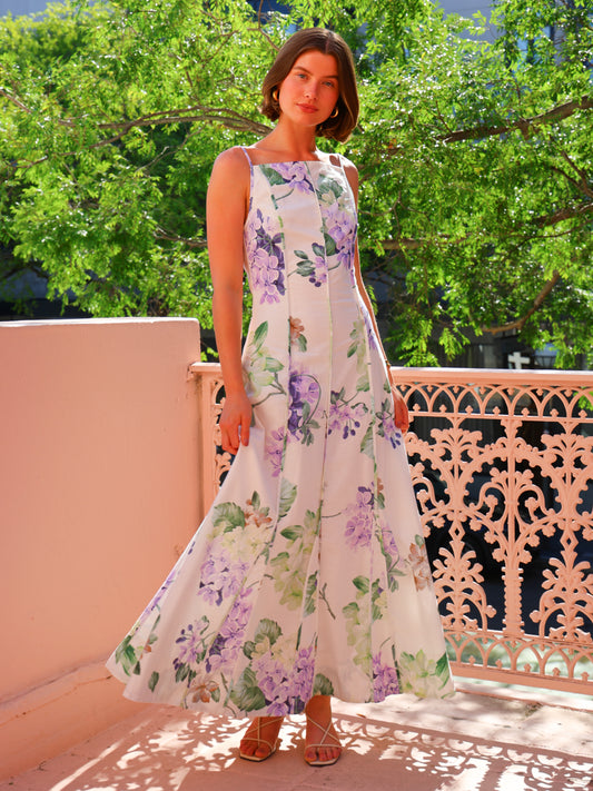 By Nicola Lagoon Maxi Dress in Garden Party