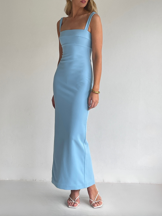 Arley Ari Midi Dress in Blue