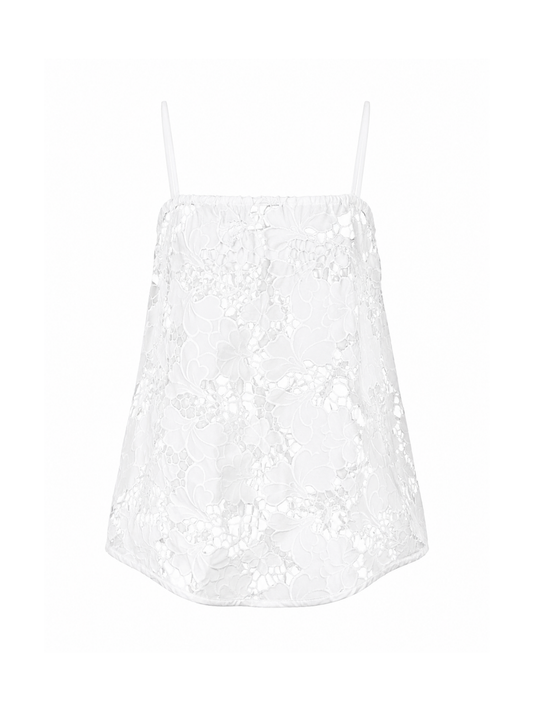 By Nicola Romily Cami in White Lace