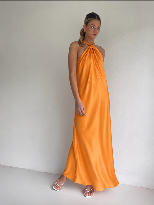 By Nicola Selma Maxi Dress in Tangelo
