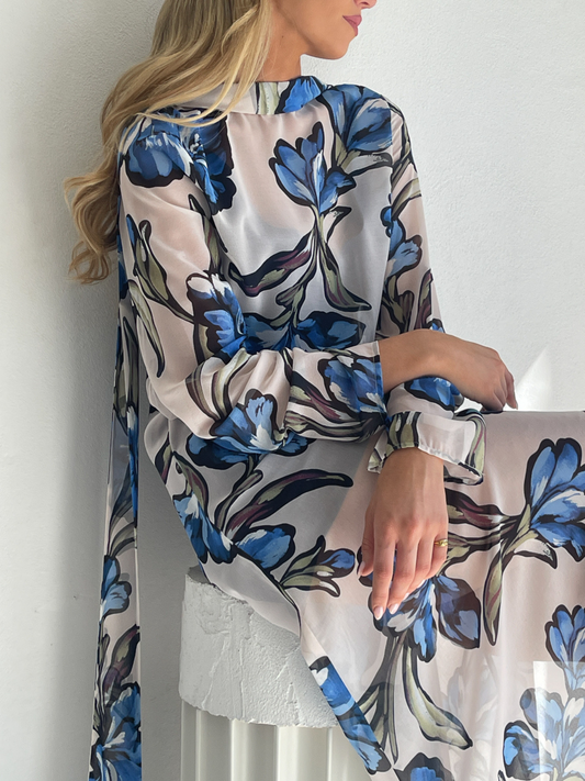 By Nicola Elodie Maxi Dress in Waikiki Floral