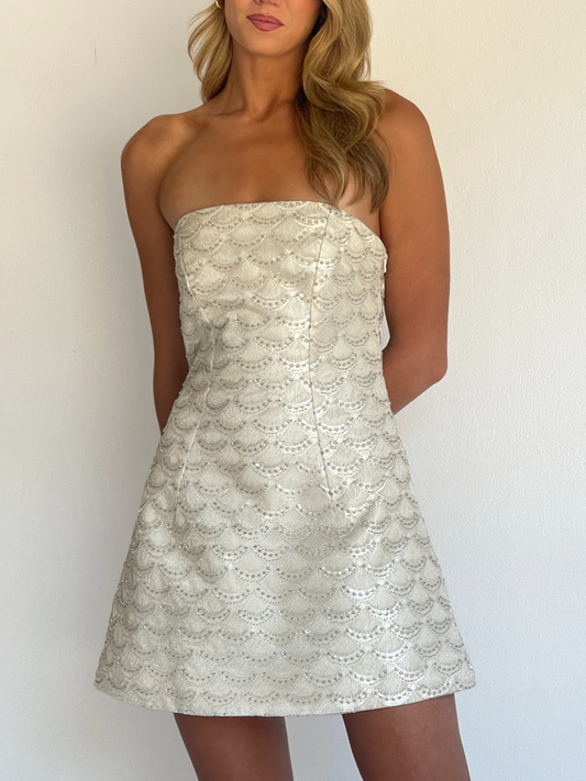 Arley Amira Mini Dress in Champagne