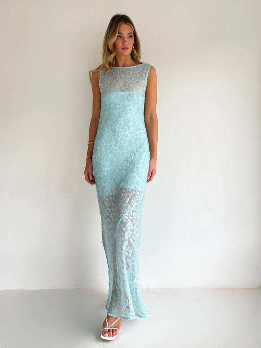 By Nicola Juno Maxi Dress in Powder Blue | Cooc & Lola Coco & Lola By Nicola Juno Maxi Dress in Powder Blue | Cooc & Lola Coco & Lola