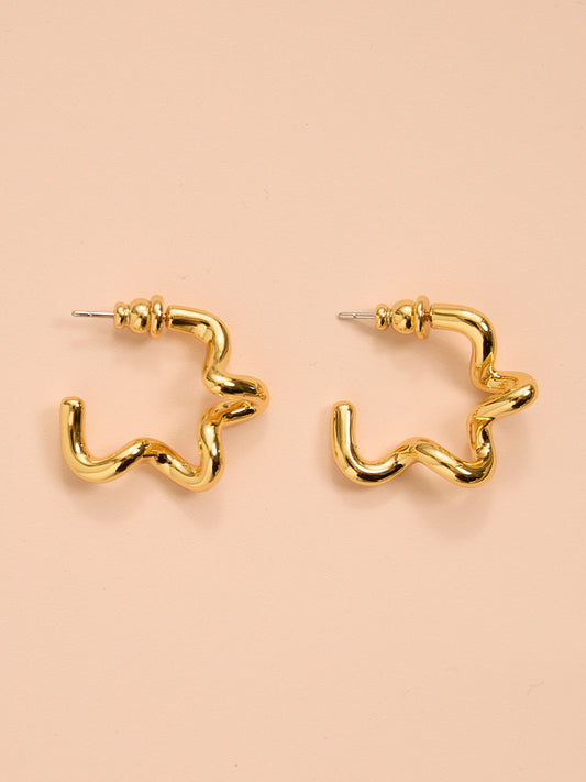 Amber Sceats Hansen Earrings in Gold