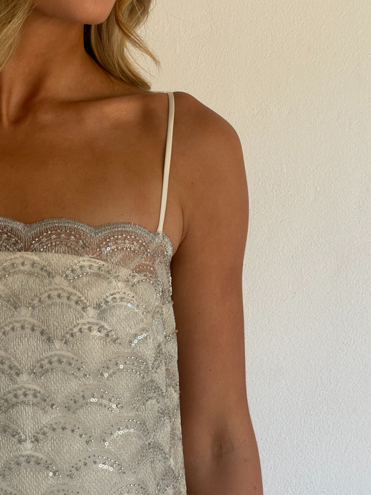 Arley Everly Maxi Dress in Champagne