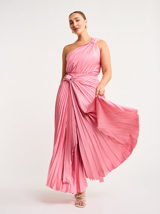 Acler Illoura Dress in Tulip Pink