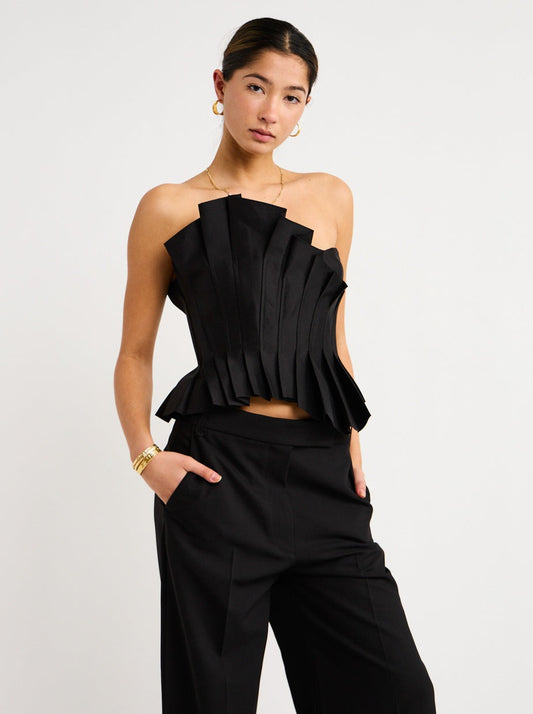 Camilla and Marc Bostan Tailored Pant in Black