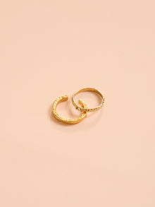 Arms of Eve Lola Ring Stack in Gold