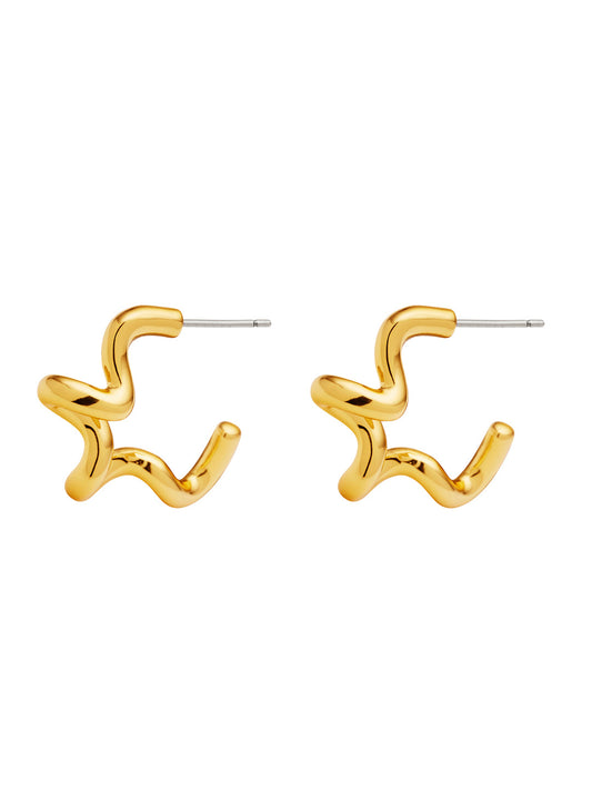 Amber Sceats Hansen Earrings in Gold