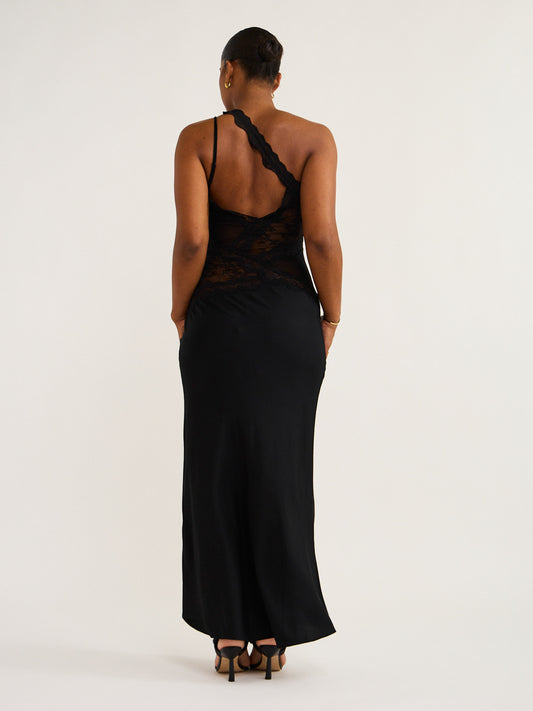 Bec and Bridge Ria Asym Maxi Dress in Black Coco & Lola Bec and Bridge Ria Asym Maxi Dress in Black Coco & Lola
