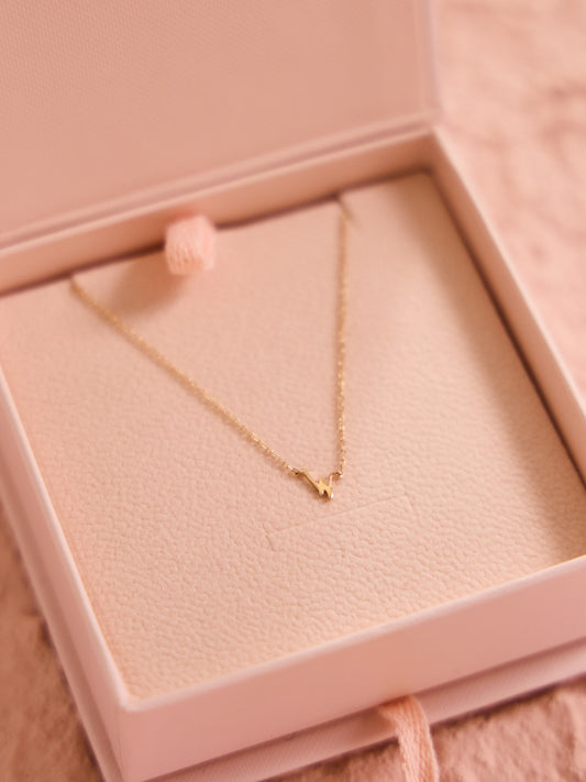 By Charlotte 14k Gold Love W Necklace in Gold