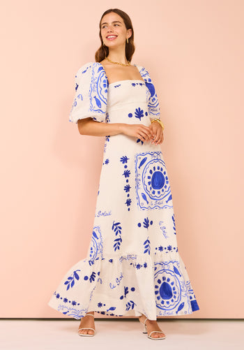 Faithfull the Brand Da Cova Maxi Dress in Faro Floral – Coco & Lola