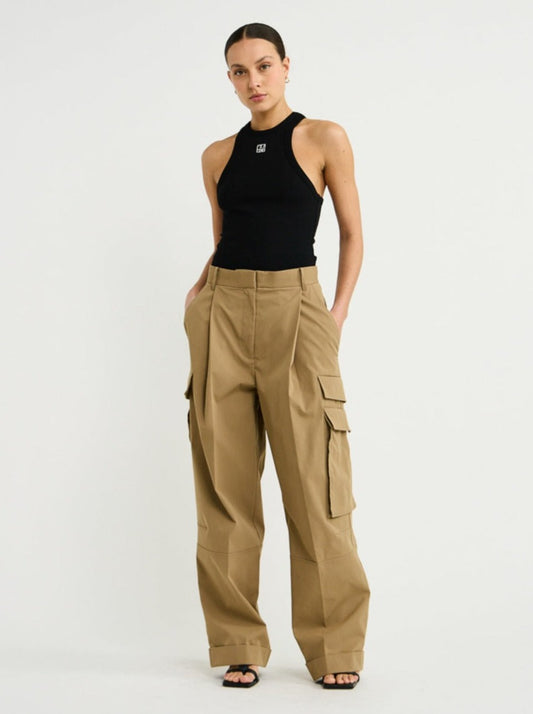 Camilla and Marc Collins Cargo Pant in Camel