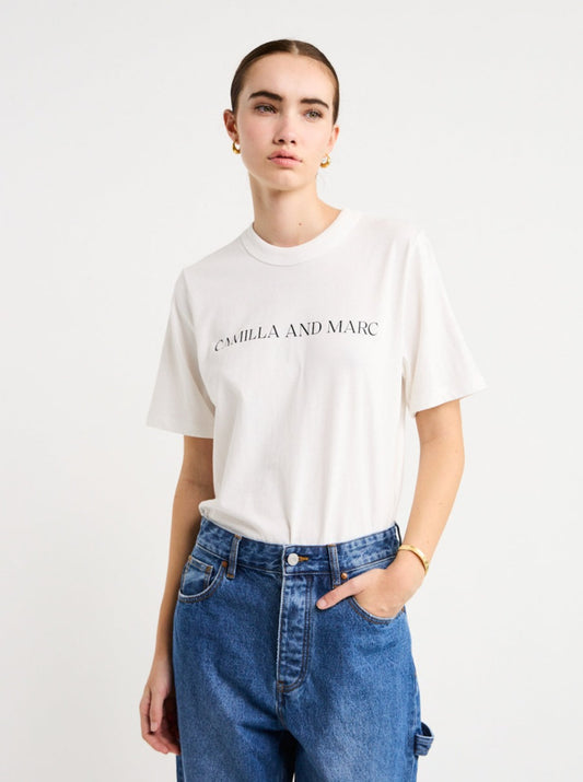Camilla and Marc Asher Tee in White