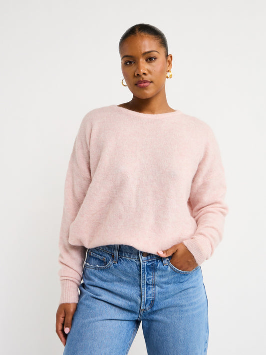 Suboo Mollie Knit Jumper in Light Pink