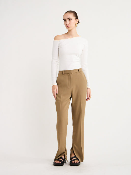 Elka Collective Frida Pant in Taupe