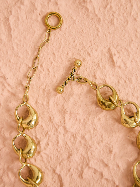 Alemais Chunky Infinity Necklace in Gold
