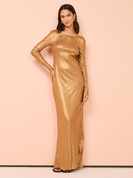 Auteur Sydney Dress in Gold