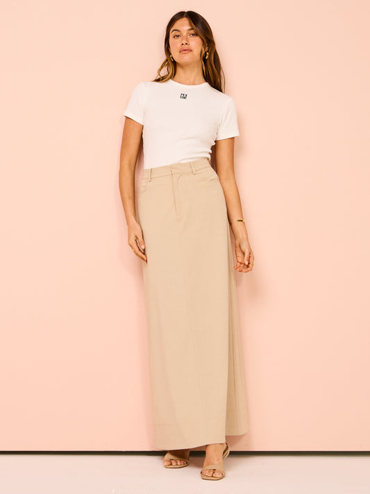 By Nicola Bambi Skirt in Beige
