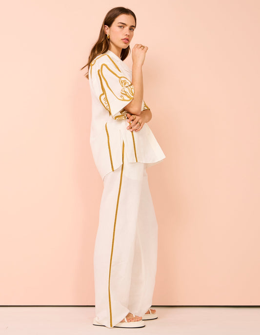 Camilla and Marc Lanza Pant in Cream