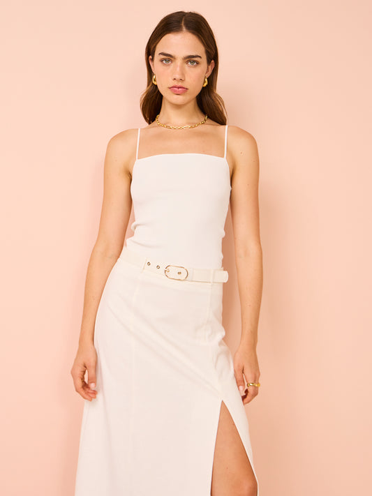 Clea Hudson Skirt in White