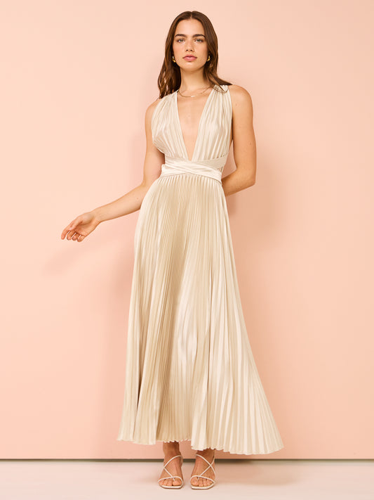 Lidee Moderniste Gown in Champagne