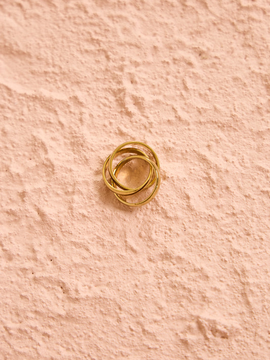 Porter Triple Heirloom Ring in Gold