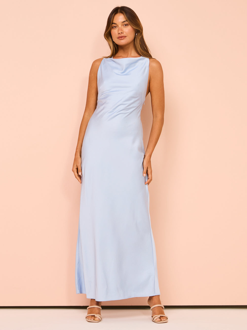 Significant Other Lara Backless Dress in Ice Blue  Coco & Lola