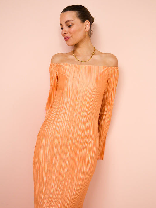 Tojha Carrie Dress in Apricot