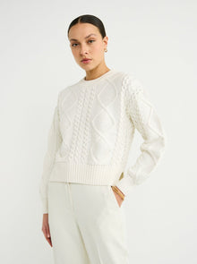 Elka Collective Linnea Knit in Ivory