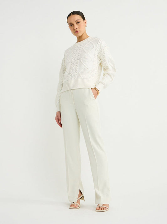 Elka Collective Frida Pant in Ivory