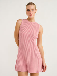 Friends with Frank Cleo Mini Dress in Blush