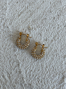 By Nicola Becca Small Hoop in Gold