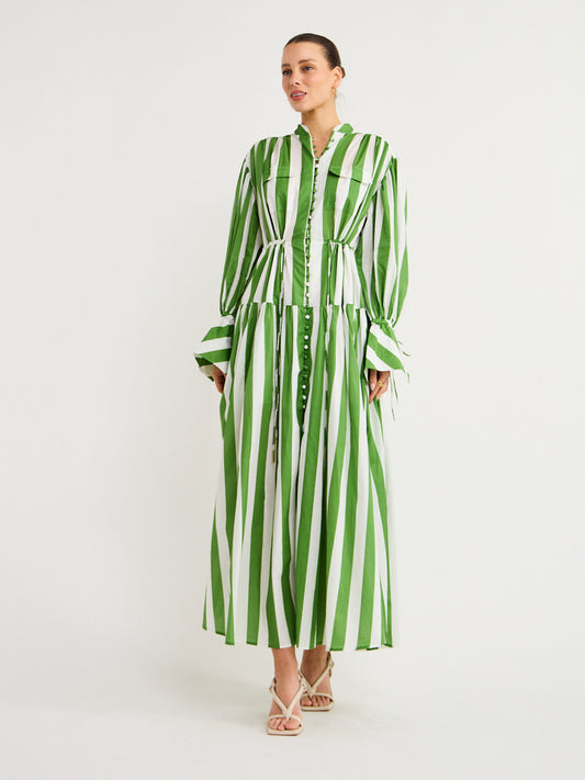 Kinney Audrey Dress in Amalfi Stripe