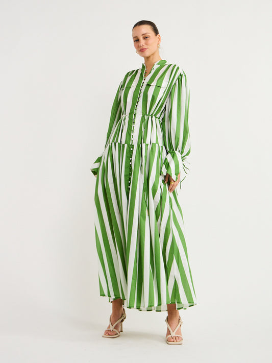 Kinney Audrey Dress in Amalfi Stripe