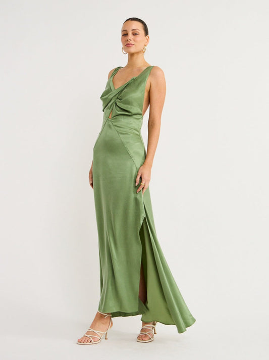 One Fell Swoop Alessandra Dress in Eucalyptus Coco & Lola One Fell Swoop Alessandra Dress in Eucalyptus Coco & Lola