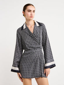 Roame Walker Mini Dress in Saint Germain Print