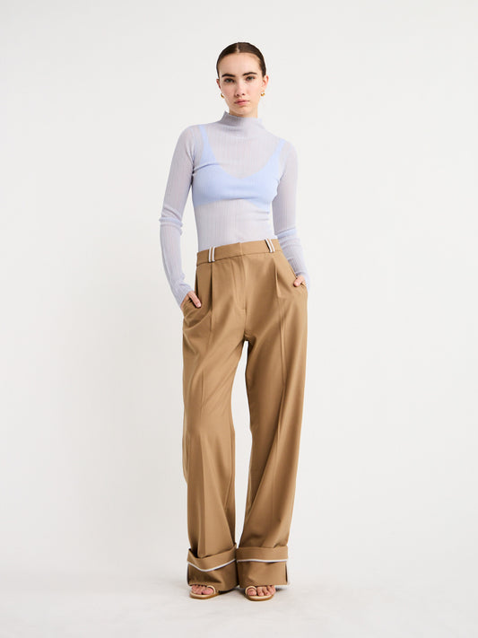 Sir Leni Cuff Trouser in Tan