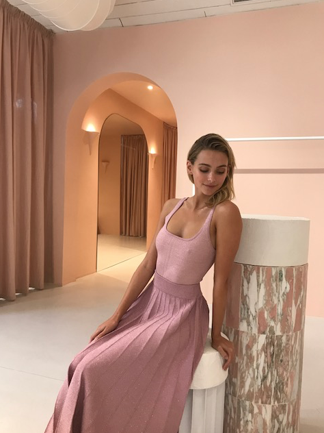 Vestire Sweet As Sugar Top in Baby Pink