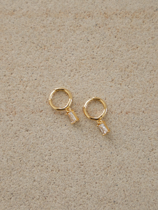 Arms of Eve Pip Charm Earrings in Gold