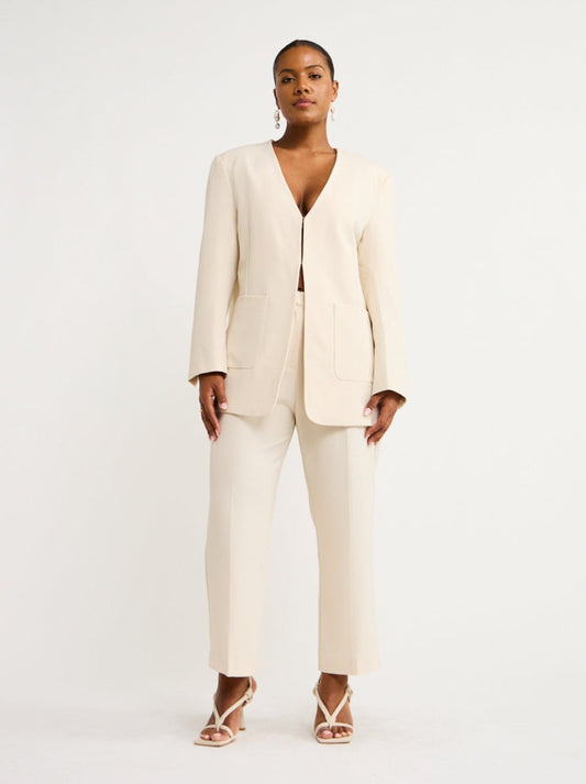 By Johnny Ramona Pant in Creme