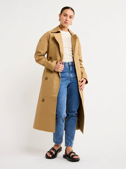 Assembly Label Trench Coat in Tan