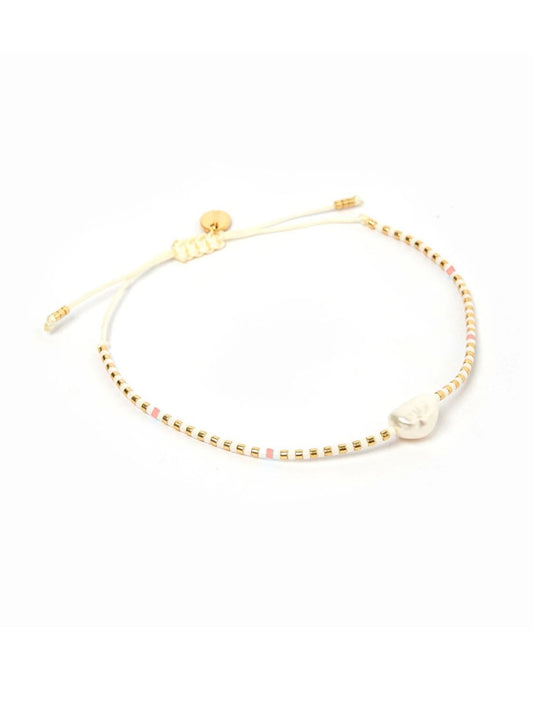 Arms of Eve Charlotte Bracelet in White/Pink