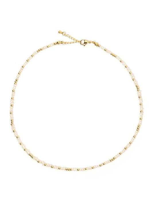 Arms of Eve Lucia Necklace in Pearl/Gold