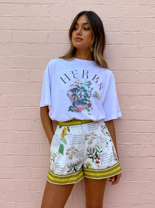 Alemais Herbs Tee in White