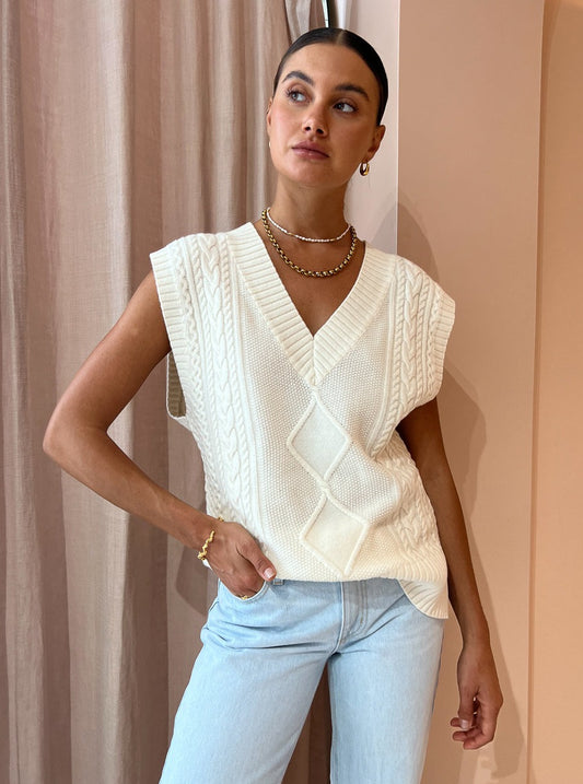 Anna Quan Carmen Vest in Silence