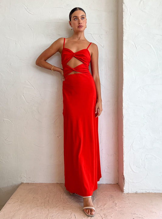 Anna Quan Natalia Dress in Chilli